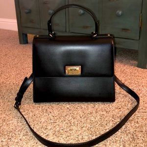 Kate Spade Black Leather Satchel